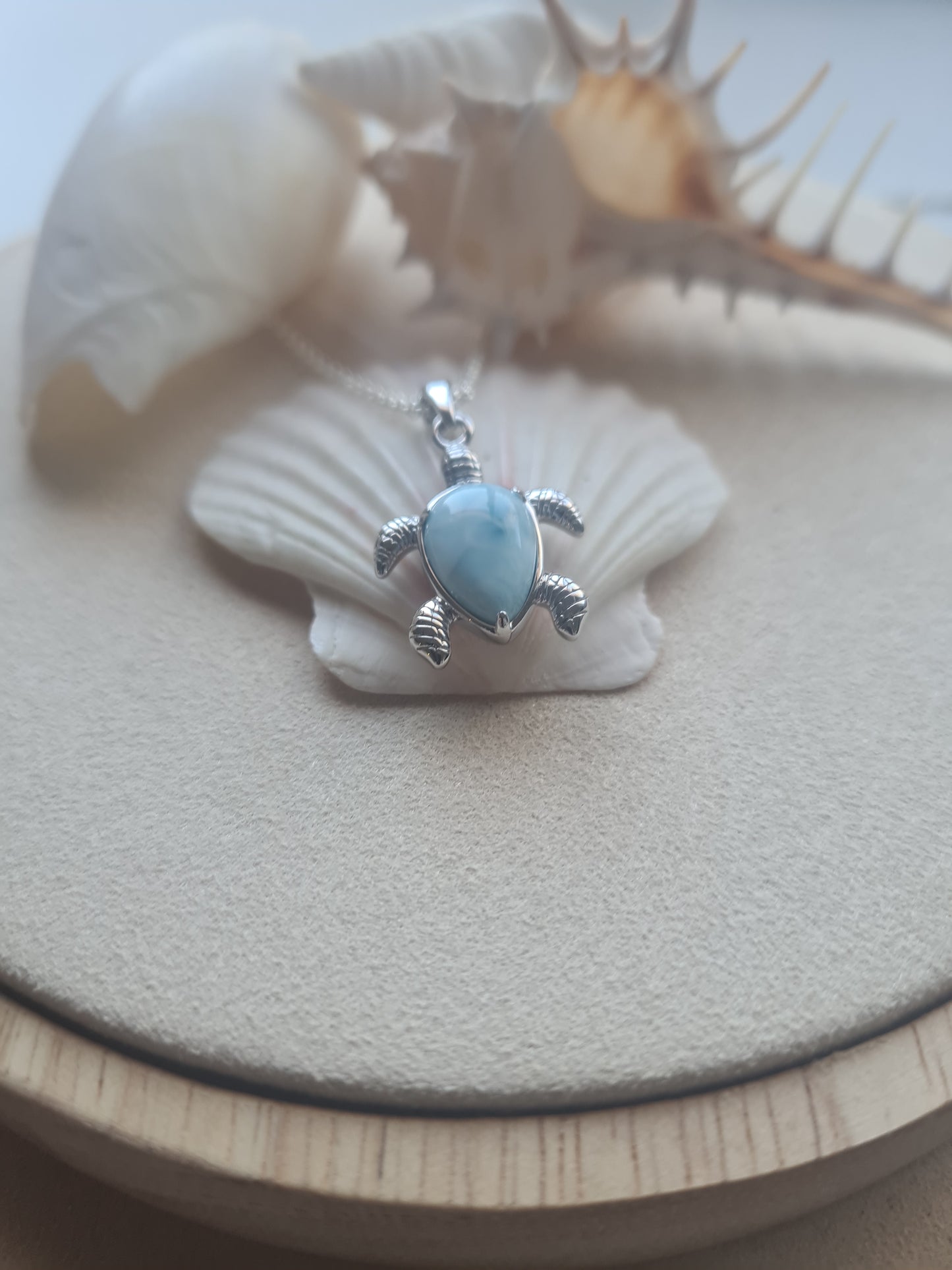 Ninglaoo Blue Turtle Necklace