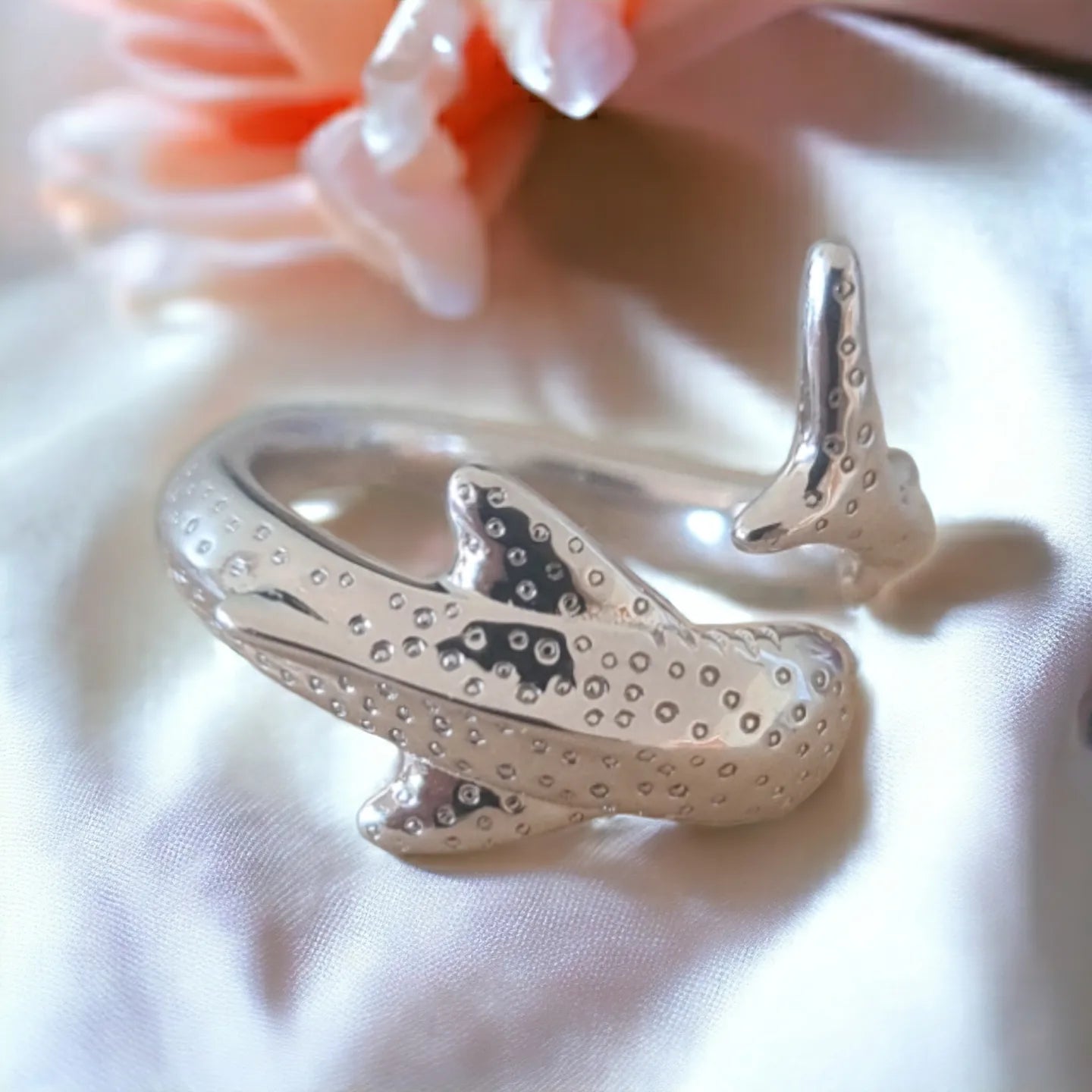 Ningaloo Whaleshark Ring Sterling Silver