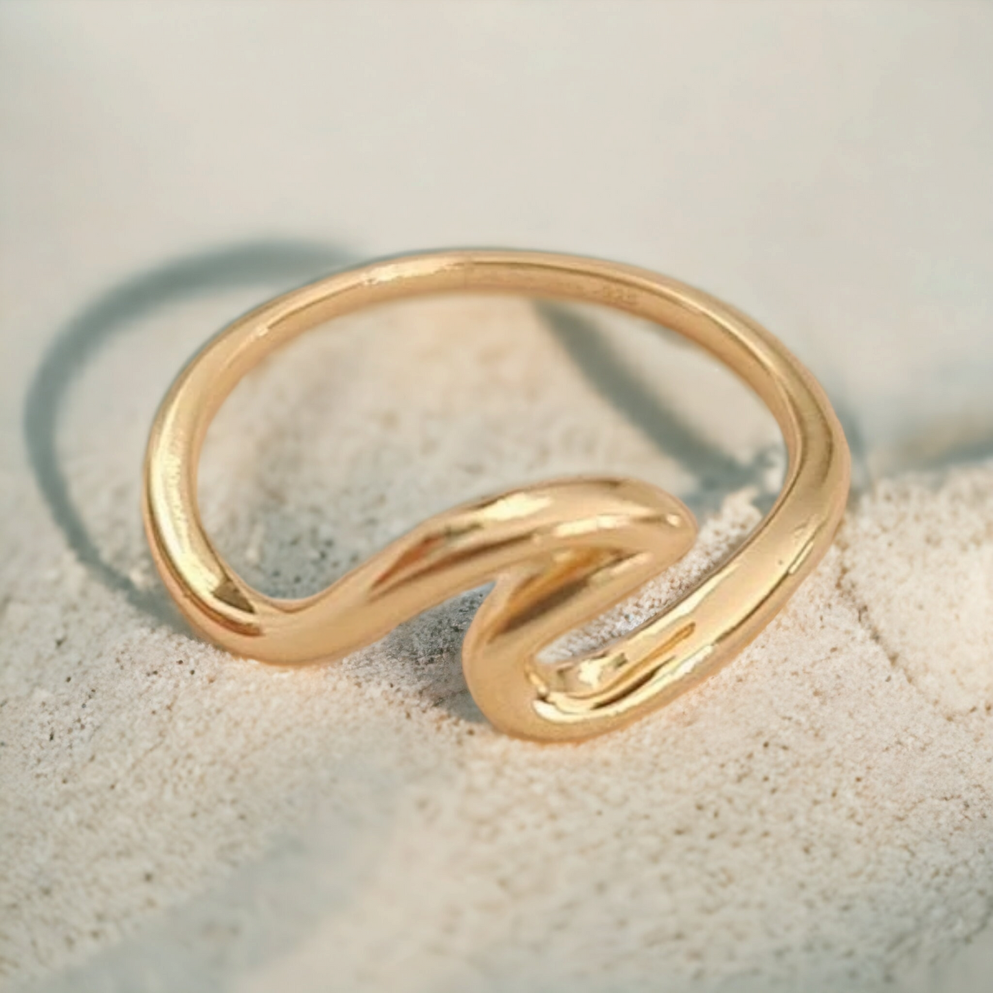 Wave Ring Gold