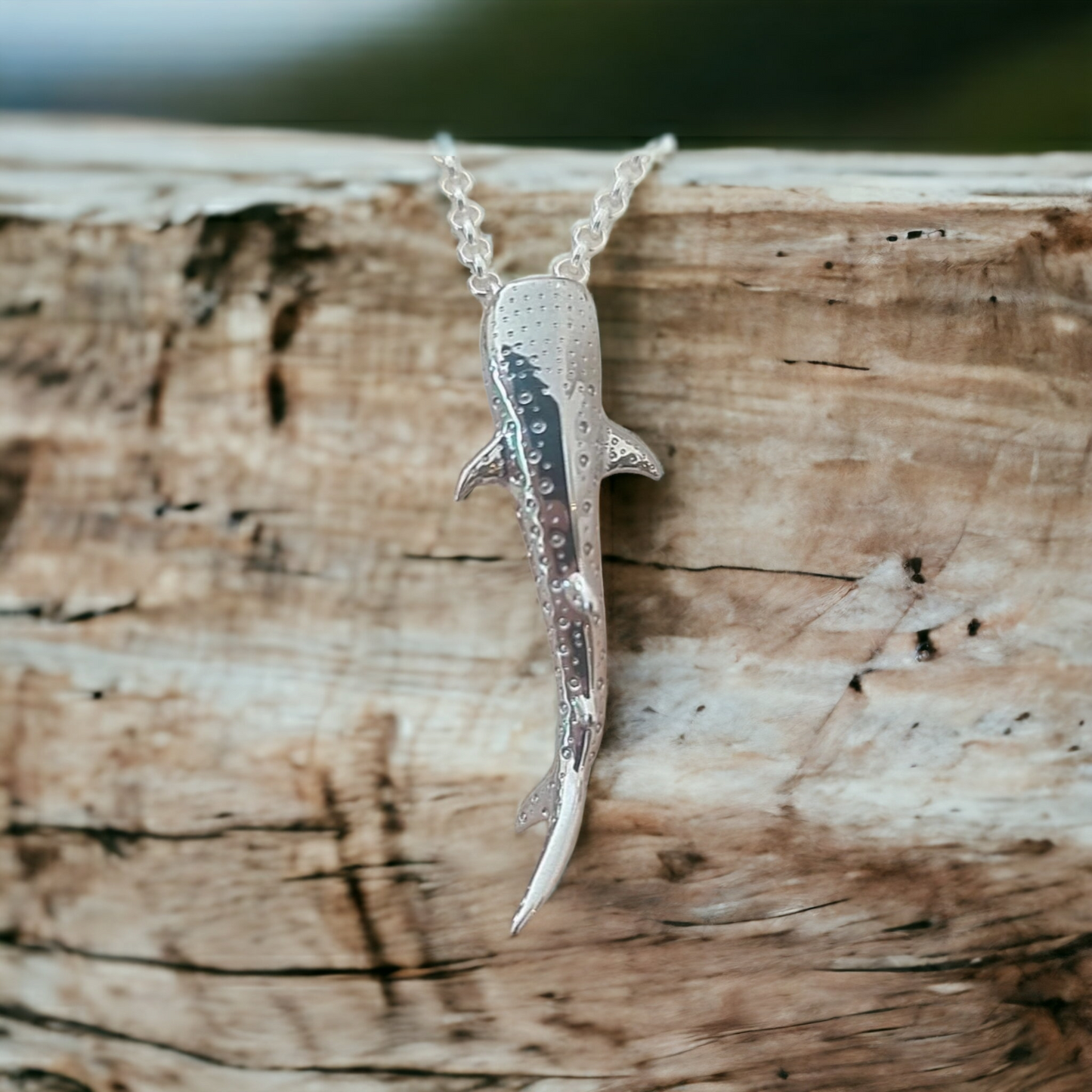 Ningaloo Whale Shark Sterling Silver Necklace