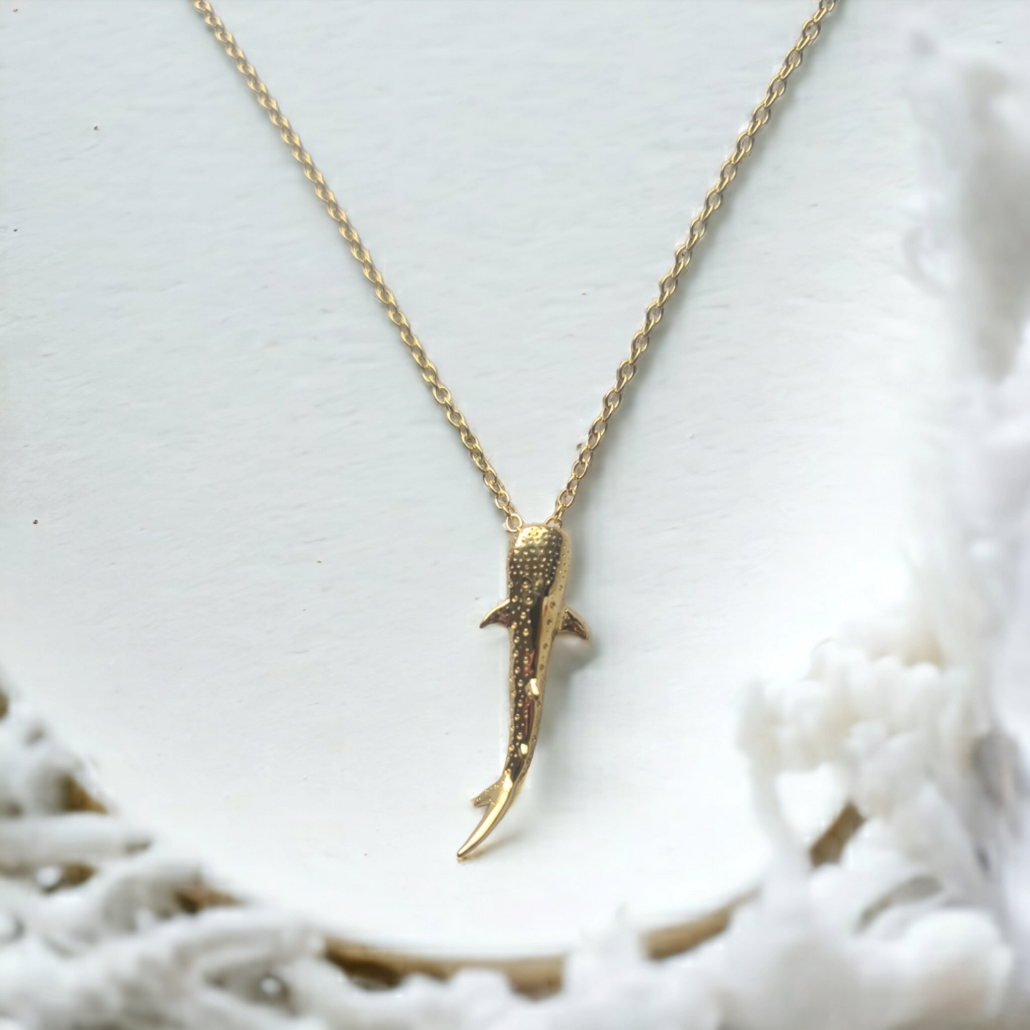 Ningaloo Whale Shark Gold Necklace
