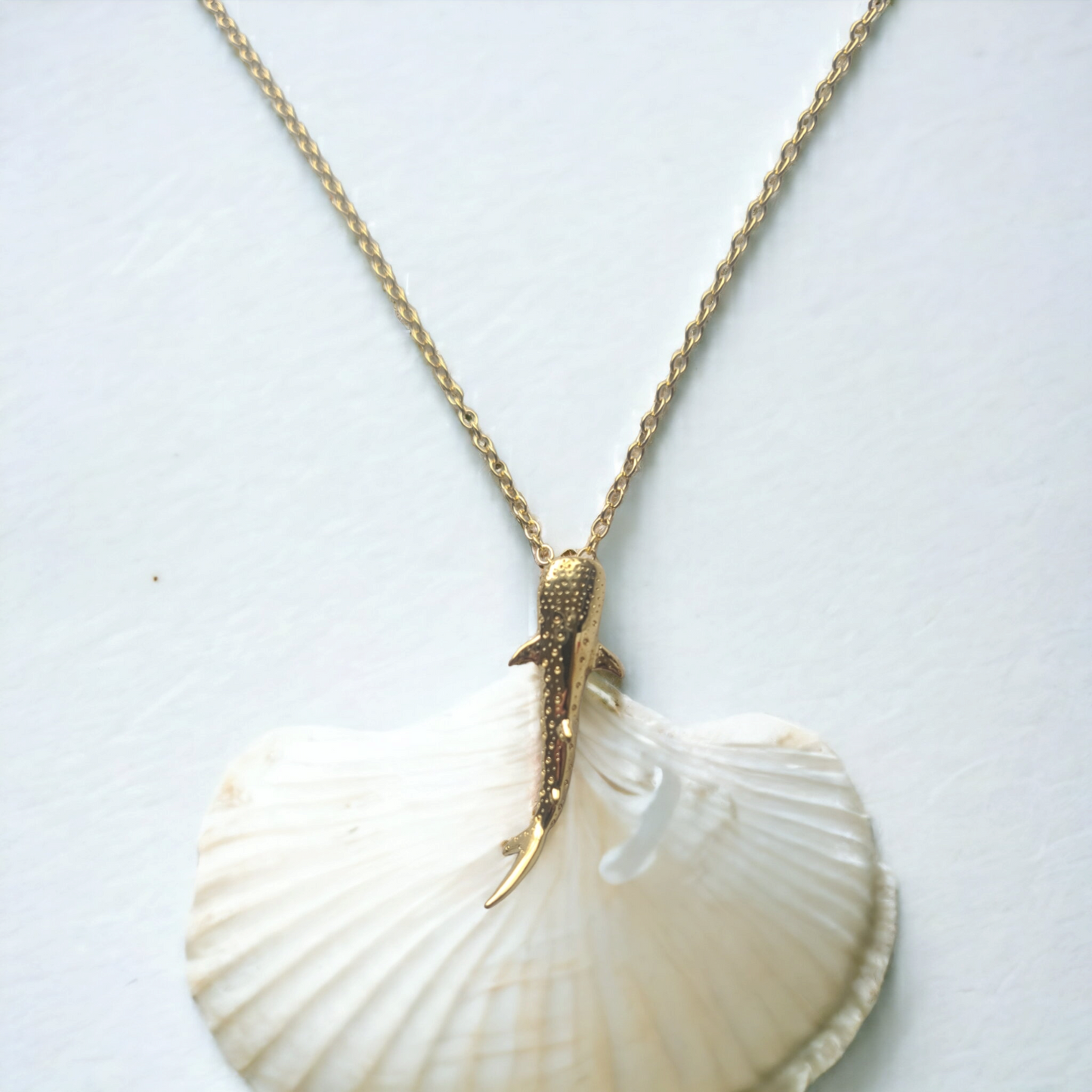 Ningaloo Whale Shark Gold Necklace