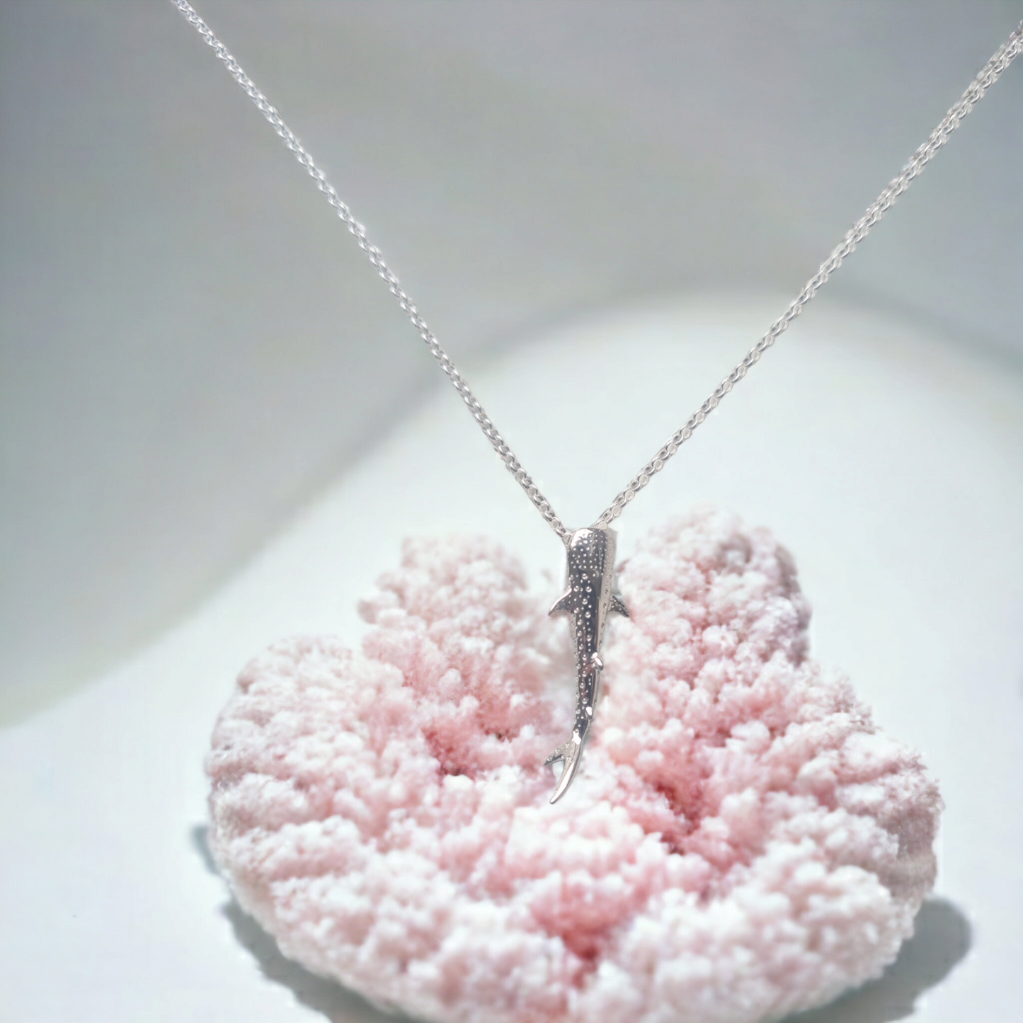 Ningaloo Whale Shark Sterling Silver Necklace
