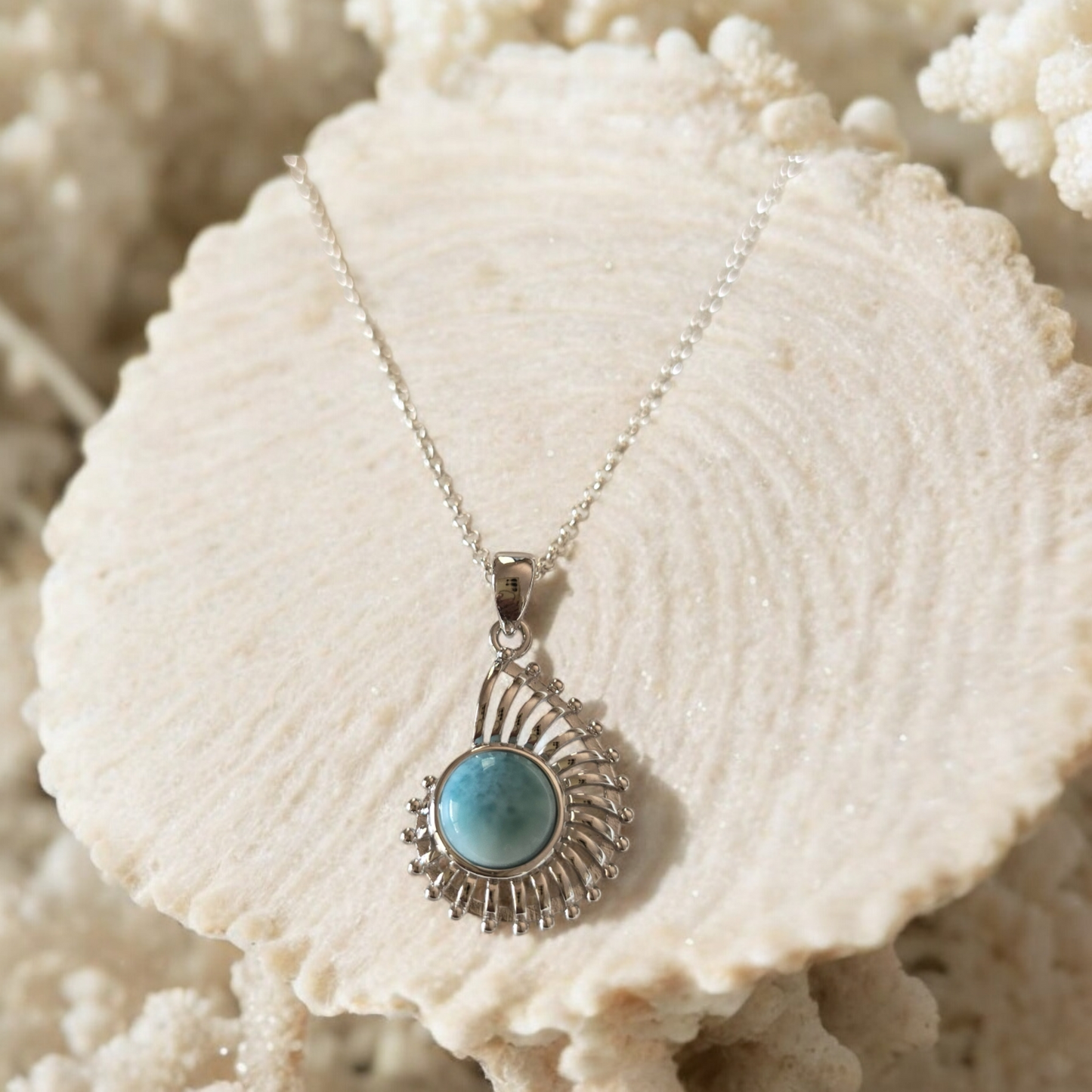 Nautilus Blue Necklace