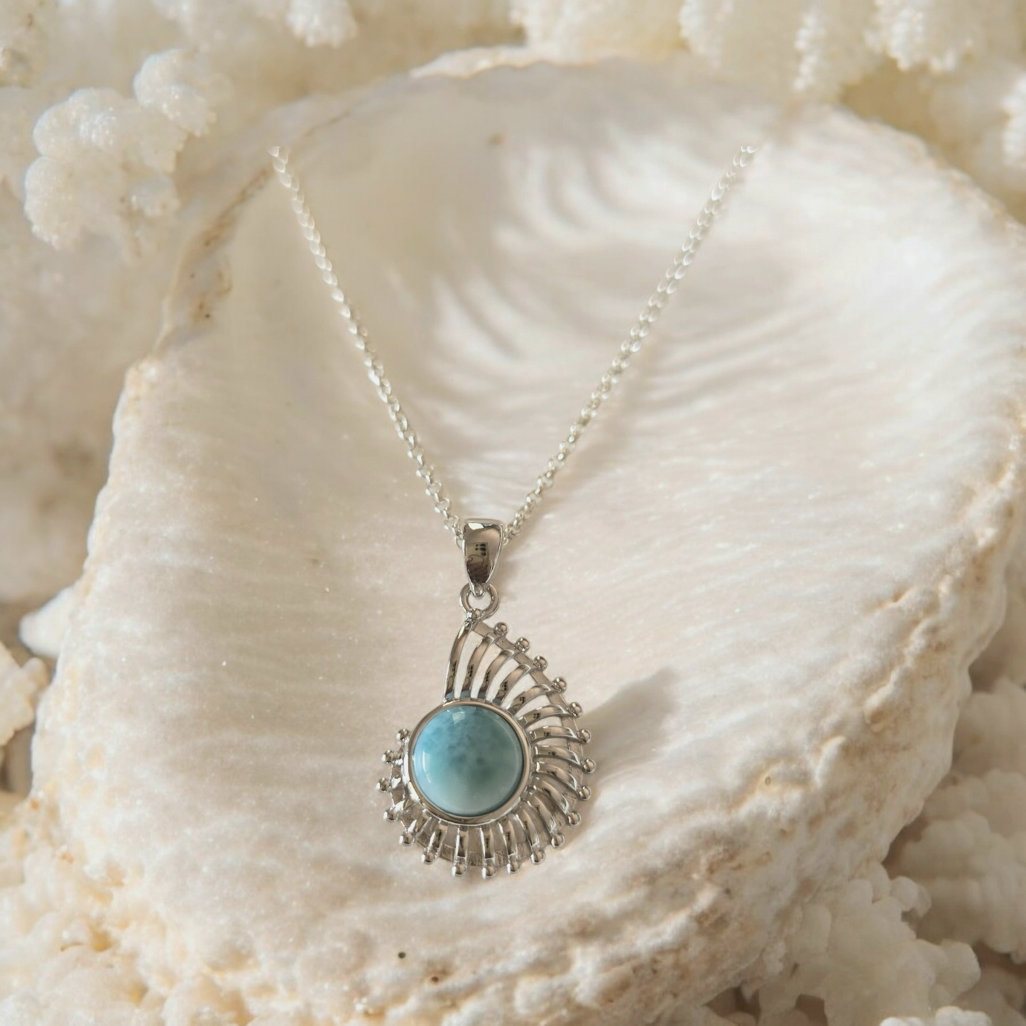 Nautilus Blue Necklace