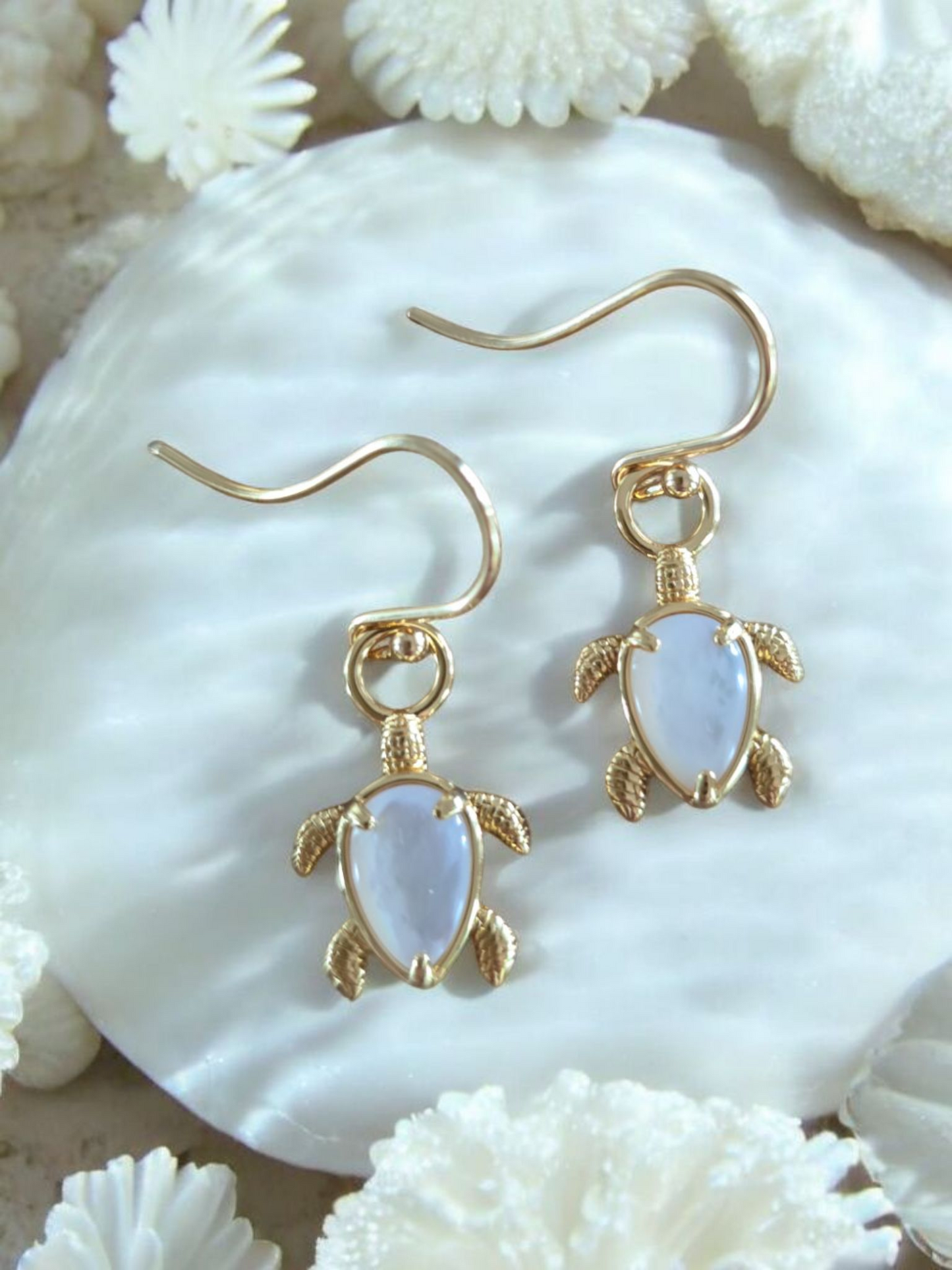 Ningaloo Gold Turtle Earrings