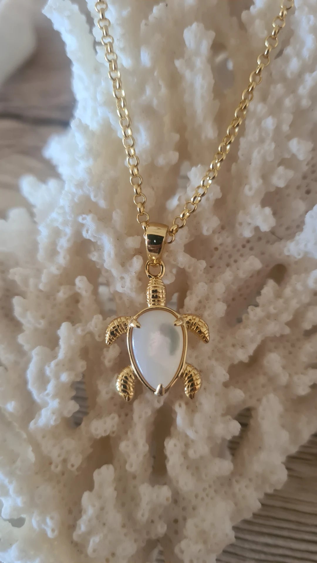 Ninglaoo Gold Turtle Necklace