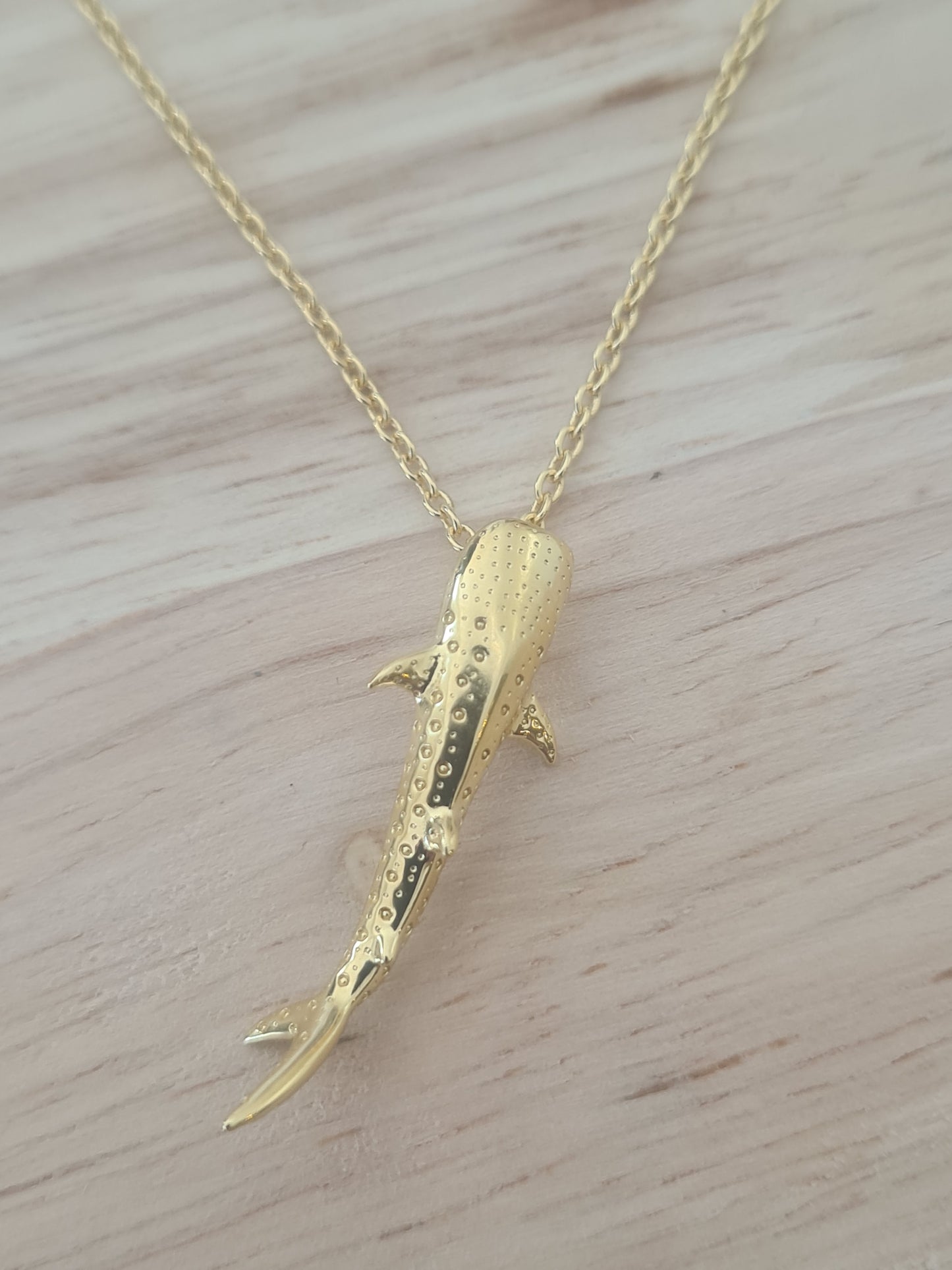 Ningaloo Whale Shark Gold Necklace