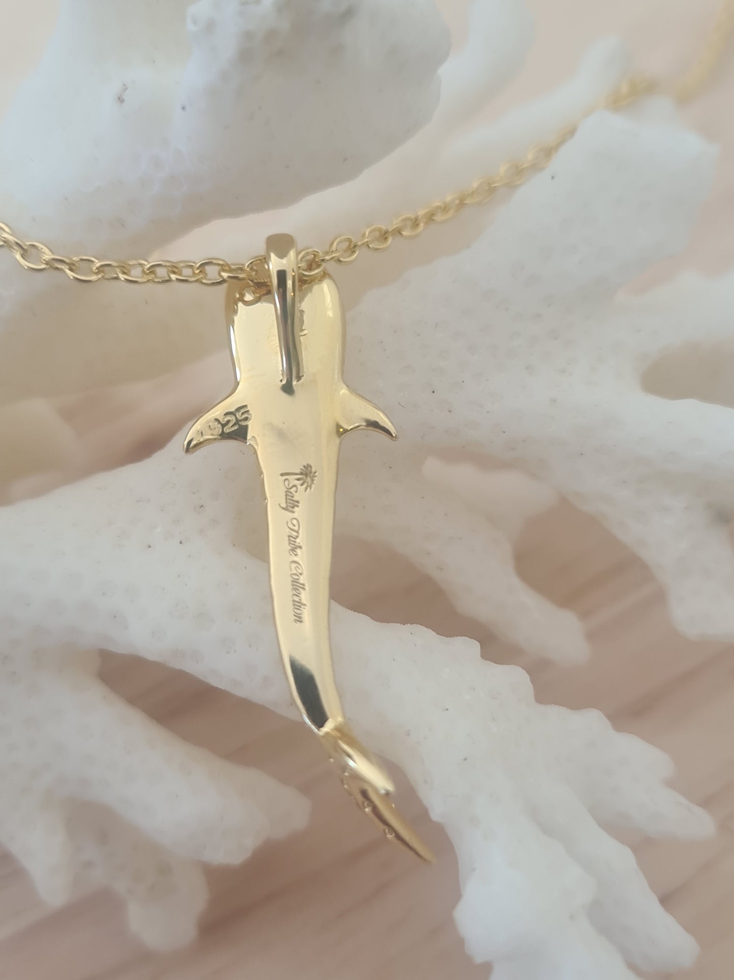 Ningaloo Whale Shark Gold Necklace