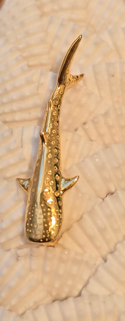 Ningaloo Whale Shark Gold Necklace