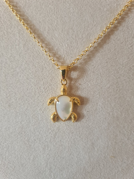 Ninglaoo Gold Turtle Necklace