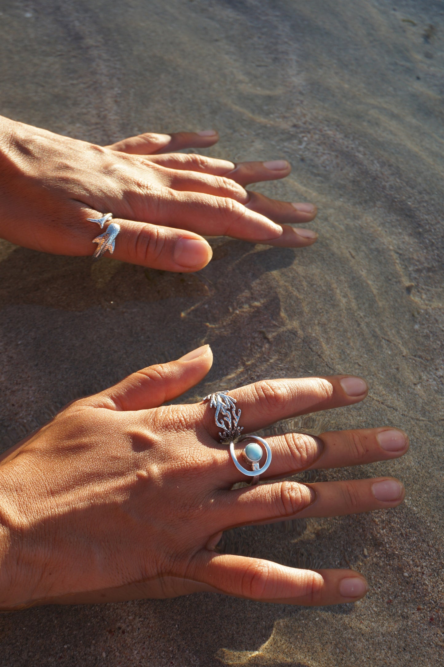 Blue Crush Larimar ring