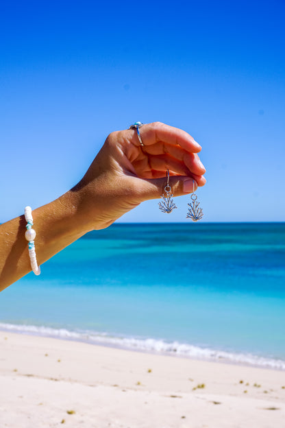 Coral Bay Earrings Silver