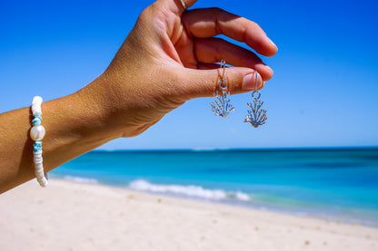 Coral Bay Earrings Silver