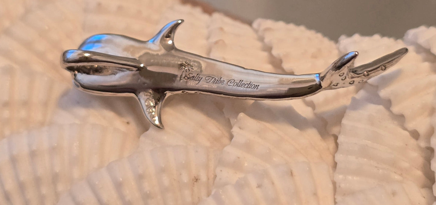 Ningaloo Whale Shark Sterling Silver Necklace