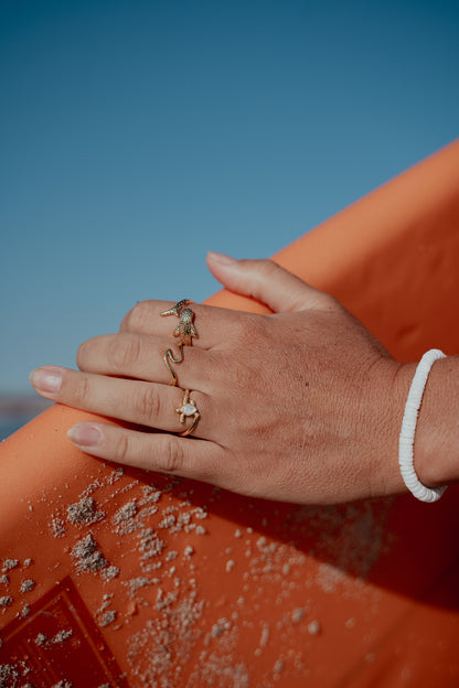 Ningaloo Gold Vermeil Whaleshark Ring